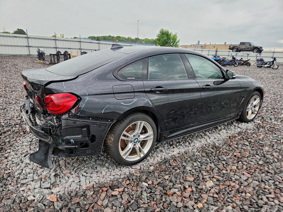 2019 BMW 4er VIN WBA4J7C57KBM76409 COPART salvage auction — REAR END, Wi - Junked Vehicle Bill Of Sale, sold $4,350 on 2026-07-20 (photo 3)
