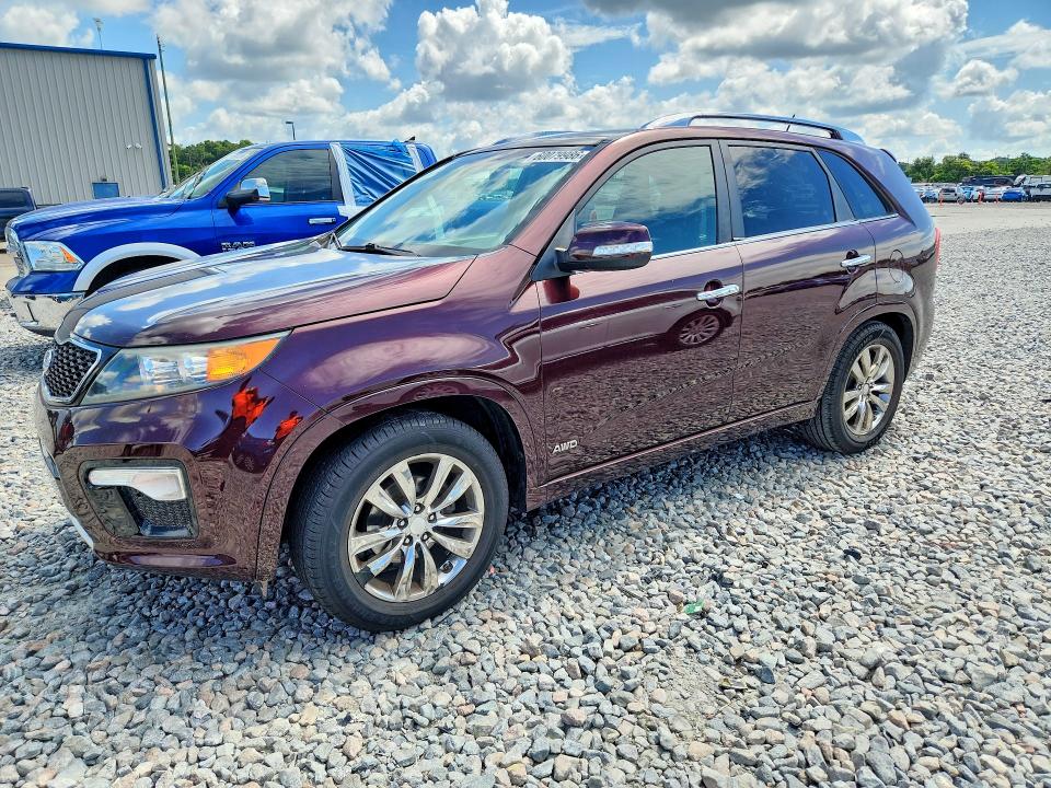 2012 Kia Sorento VIN 5XYKWDA29CG285827 COPART salvage auction — MECHANICAL, Fl - Certificate Of Title, sold $2,025 on 2026-07-18 (photo 1)