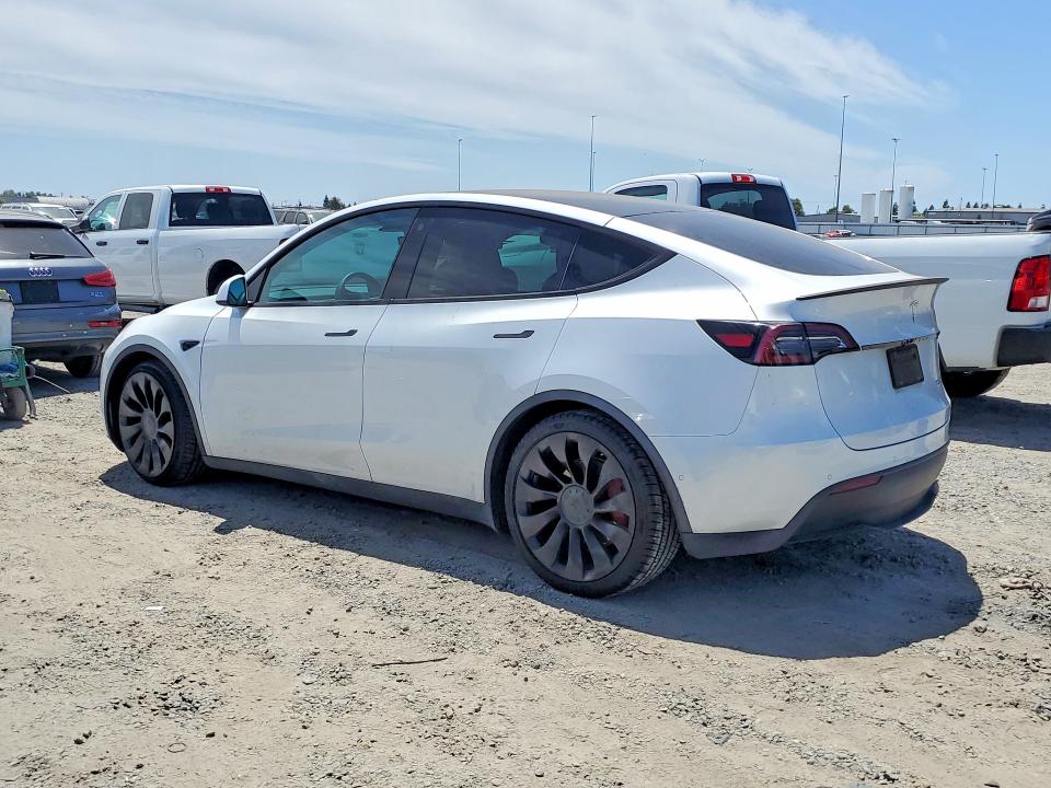 2022 Tesla Model y VIN 7SAYGDEF1NF405895 COPART salvage auction — FRONT END, CA - SALVAGE CERTIFICATE, sold $12,700 on 2026-07-16 (photo 2)