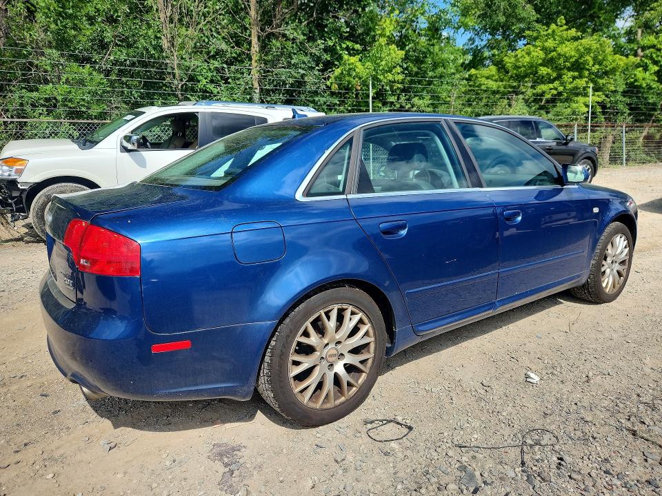 2008 Audi A4 VIN WAUDF78E88A142303 COPART salvage auction — REAR END, Oh - Cert Of Title-Salvage, sold $575 on 2026-07-22 (photo 3)