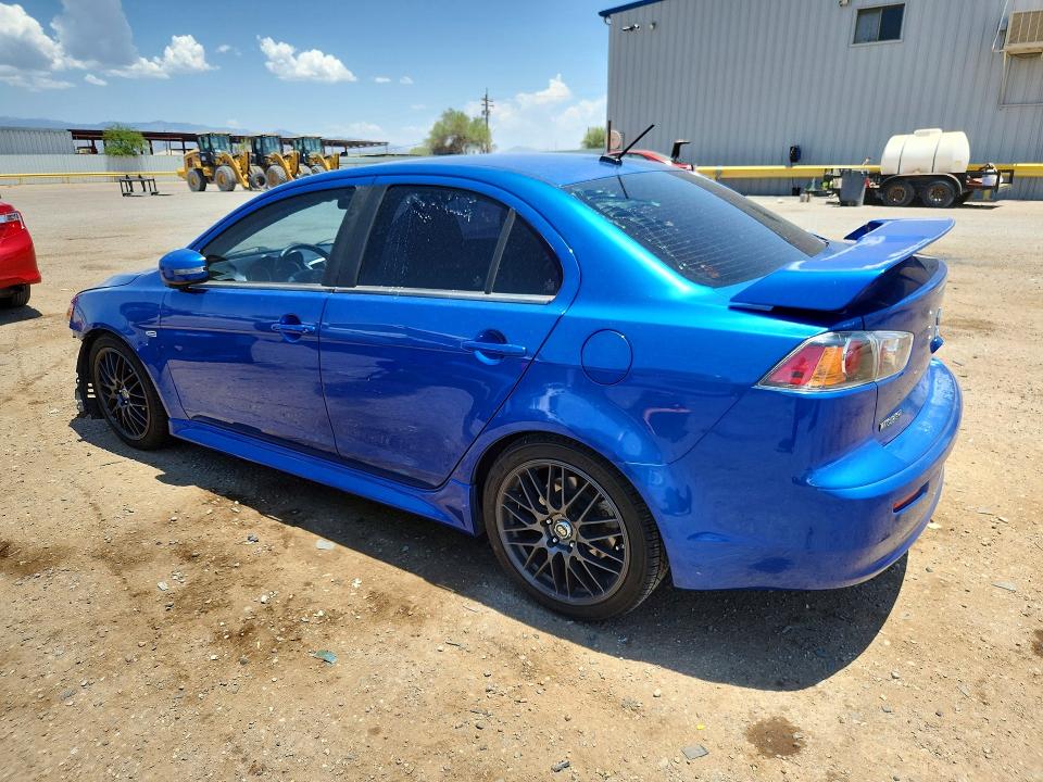 2015 Mitsubishi Lancer VIN JA32U8FW0FU024094 COPART salvage auction — FRONT END, Az - Cert Of Title - Salvage, sold $1,400 on 2026-07-17 (photo 2)