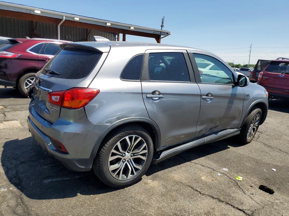 2019 Mitsubishi Outlander VIN JA4AP3AU8KU003821 COPART salvage auction — REAR END, Co - Salvage Title, sold $650 on 2026-07-28 (photo 3)