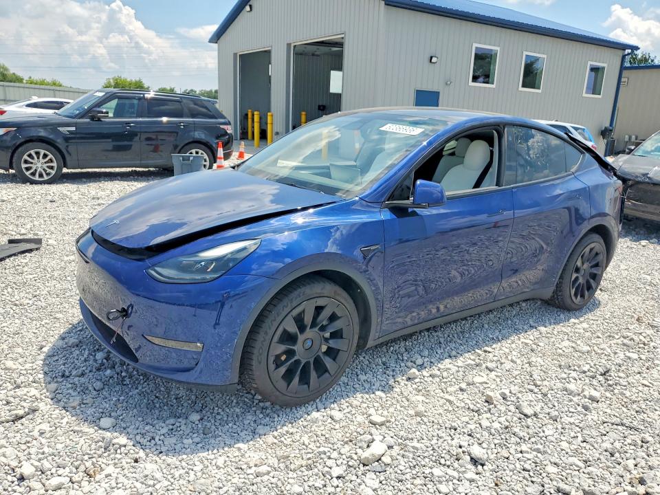 2022 Tesla Model y VIN 7SAYGDEE4NF532132 COPART salvage auction — REAR END, Oh - Cert Of Title-Salvage, sold $10,100 on 2026-07-31 (photo 1)
