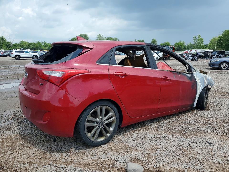 2016 Hyundai Elantra VIN KMHD35LH6GU265009 COPART salvage auction — BURN, Ny - Mv-907A Salvage Certificate, sold $350 on 2026-07-20 (photo 3)