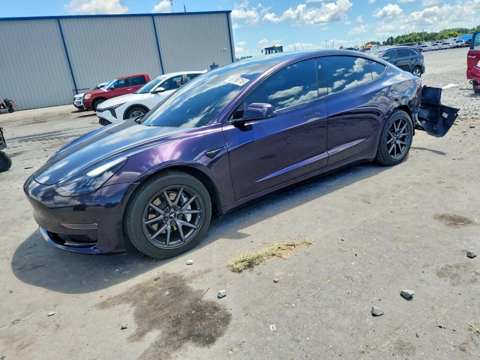 2019 Tesla Model 3 VIN 5YJ3E1EB4KF469112 COPART salvage auction — REAR END, Fl - Cert Of Title Slvg Rebuildable, sold $8,800 on 2026-07-15 (photo 1)