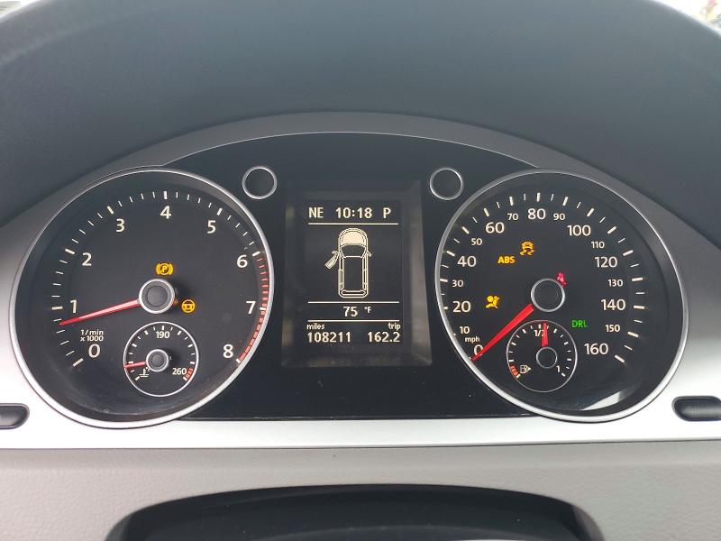 2010 Volkswagen Passat VIN WVWXK7AN2AE148425 COPART salvage auction — MINOR DENT/SCRATCHES, VA - CERTIFICATE OF TITLE, sold $450 on 2026-07-15 (photo 9)