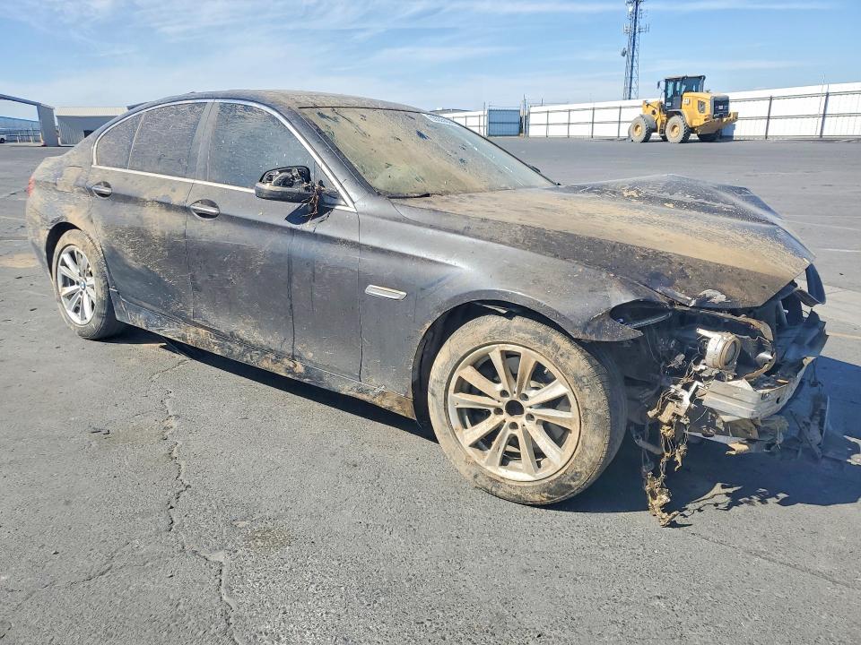 2014 BMW 5er VIN WBA5A5C56ED504914 COPART salvage auction — FRONT END, Ca - Salvage Certificate, sold $425 on 2026-07-23 (photo 4)