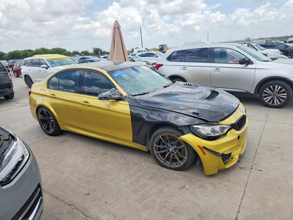 2017 BMW M3 VIN WBS8M9C58H5G42141 COPART salvage auction — MINOR DENT/SCRATCHES, Tx - Certificate Of Title (P), sold $18,000 on 2026-07-28 (photo 4)