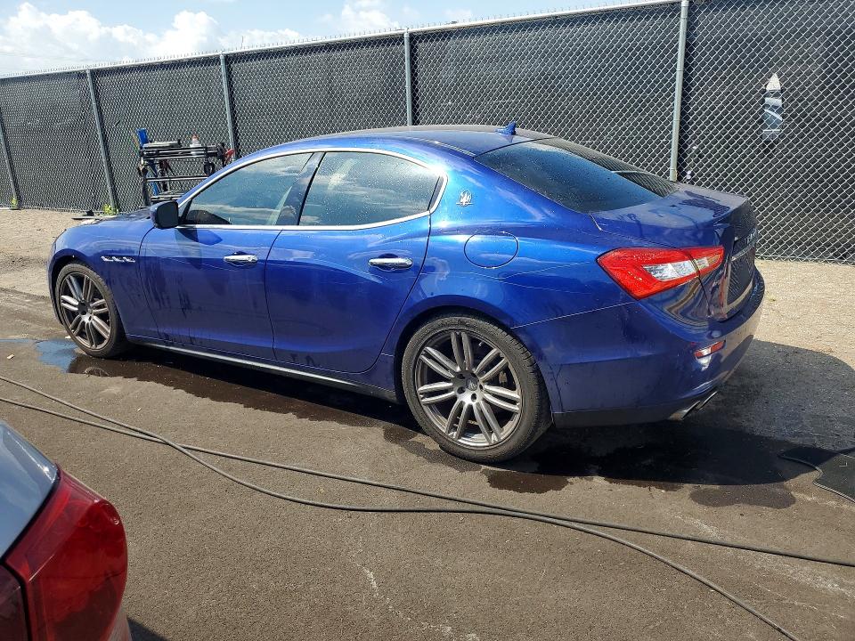 2015 Maserati Ghibli VIN ZAM57XSAXF1149319 COPART salvage auction — VANDALISM, Mi - Cert Of Title-Rebuilt Salvage, sold $2,550 on 2026-07-14 (photo 2)