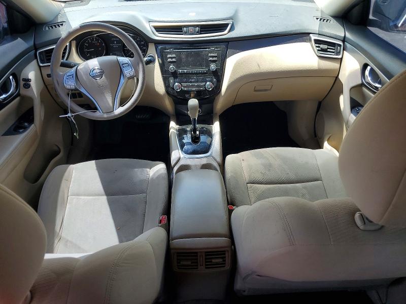 2015 Nissan Rogue VIN KNMAT2MT9FP511086 COPART salvage auction — REAR END, Ca - Salvage Certificate, sold $1,650 on 2026-07-13 (photo 8)