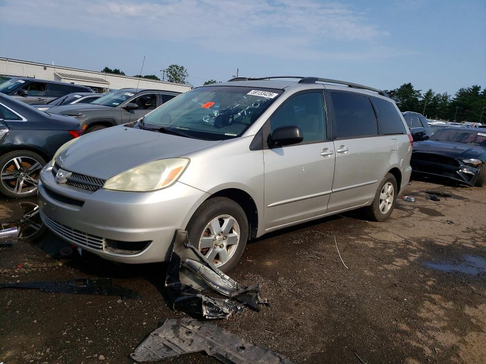 2004 Toyota Sienna VIN 5TDZA23C54S127061 COPART salvage auction — SIDE, Ct - Cert Of Title-Salvage, sold $825 on 2026-07-07 (photo 1)