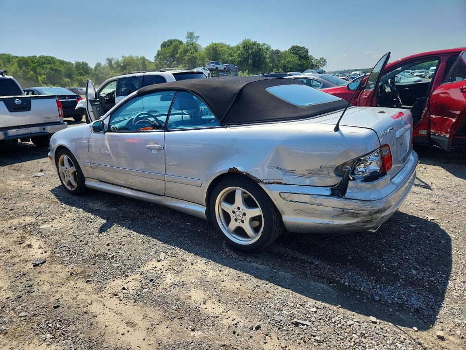 2003 Mercedes-benz Clk-class VIN WDBLK70G23T142753 COPART salvage auction — REAR END, MA - CERT OF TITLE-RECONSTRCTD COLL, sold $400 on 2026-07-22 (photo 2)