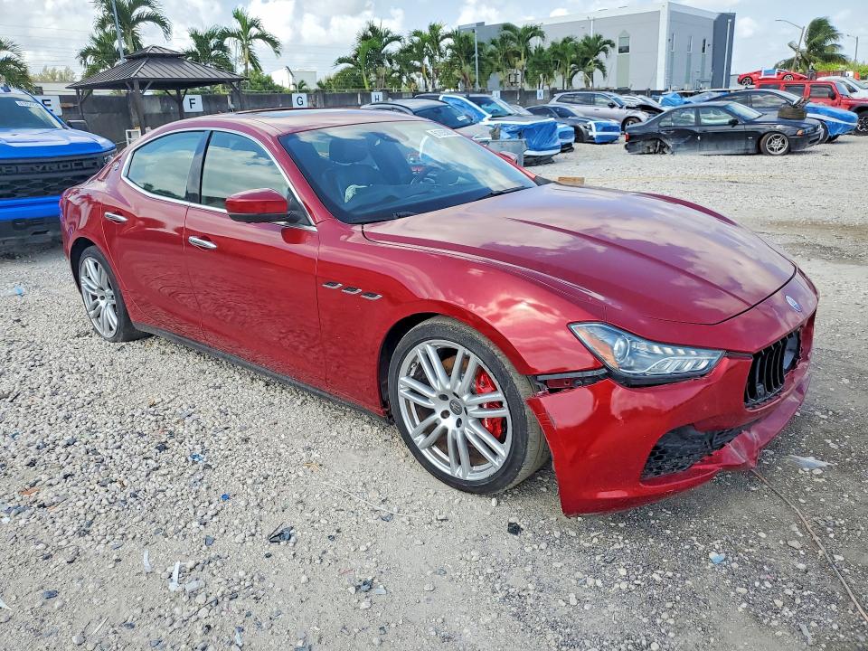 2017 Maserati Ghibli VIN ZAM57RTL0H1196406 COPART salvage auction — FRONT END, Fl - Cert Of Title Slvg Rebuildable, sold $3,700 on 2026-07-27 (photo 4)