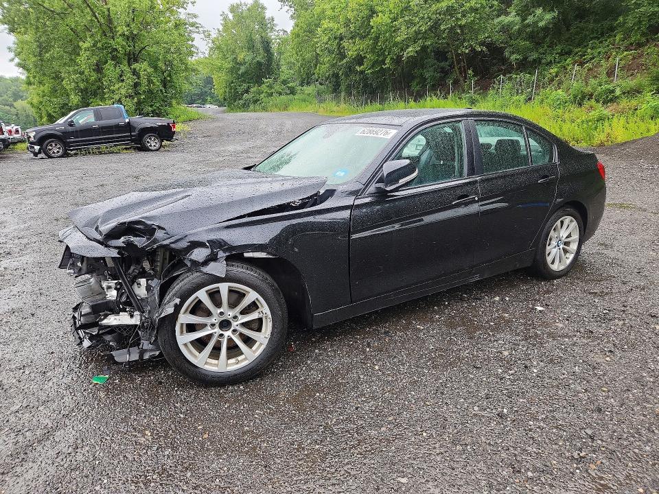 2016 BMW 3er VIN WBA8E5G57GNT40775 COPART salvage auction — FRONT END, Ct - Cert Of Title-Salvage, sold $350 on 2026-08-10 (photo 1)