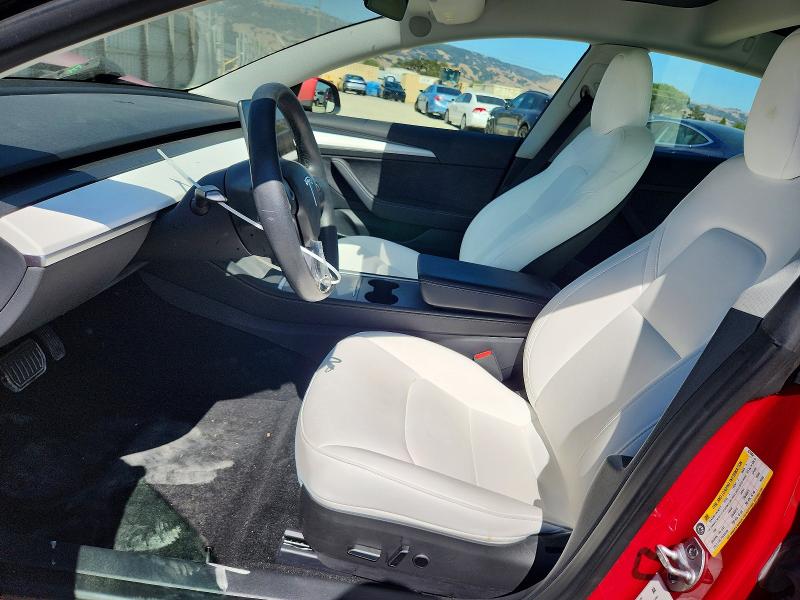 2023 Tesla Model 3 VIN 5YJ3E1EA4PF621064 COPART salvage auction — ROOF, CA - SALVAGE CERTIFICATE, sold $80 on 2026-07-28 (photo 7)