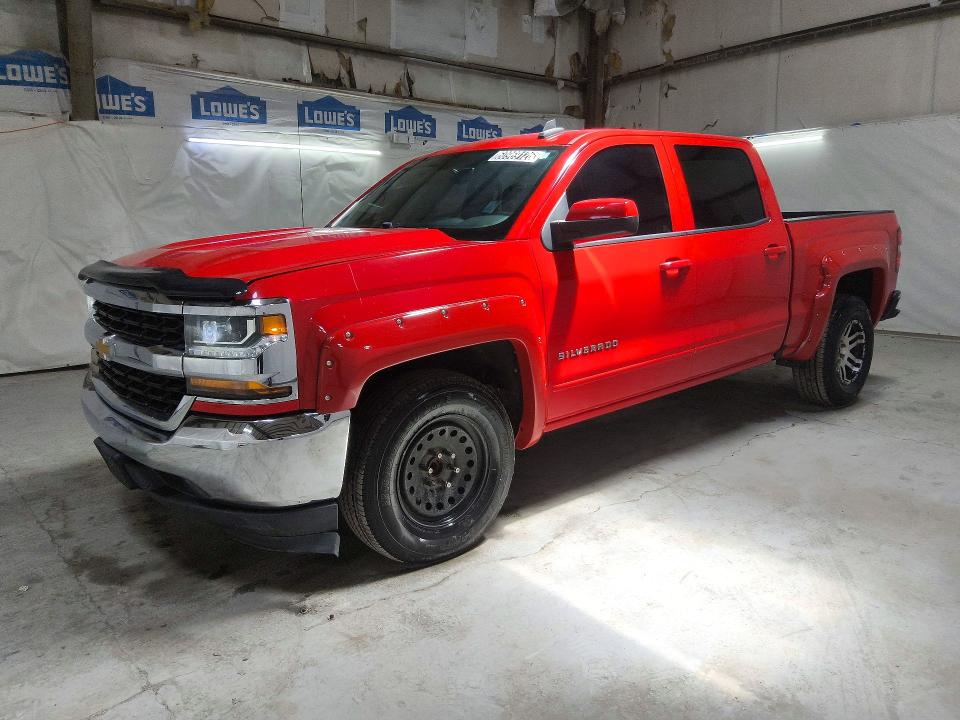 2018 Chevrolet Silverado 1500 VIN 3GCPCREC8JG136550 — COPART salvage auction photo