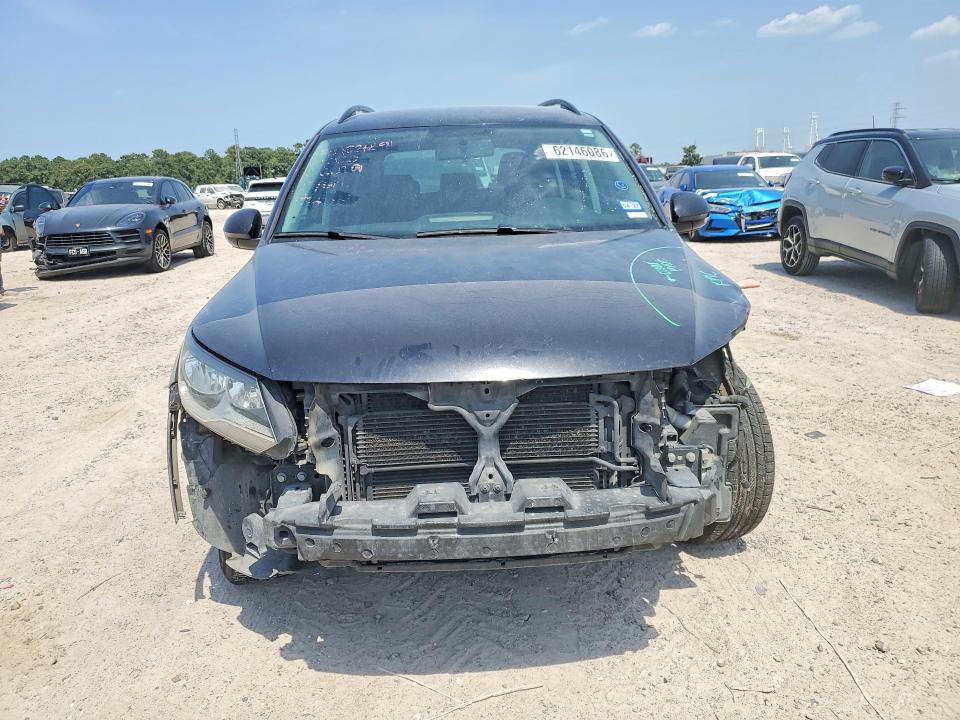 2015 Volkswagen Tiguan VIN WVGBV7AX2FW553488 COPART salvage auction — FRONT END, TX - SALVAGE VEHICLE TITLE (P), sold $675 on 2026-07-31 (photo 5)