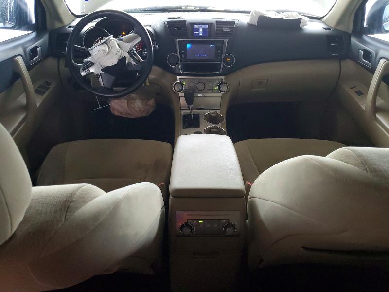 2013 Toyota Highlander VIN 5TDZK3EH2DS094953 COPART salvage auction — FRONT END, Tx - Certificate Of Title, sold $2,800 on 2026-07-31 (photo 8)