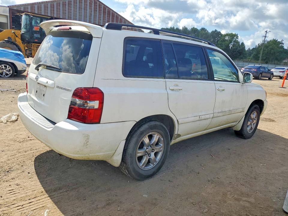 2007 Toyota Highlander VIN JTEGP21A770147659 COPART salvage auction — SIDE, LA - CERTIFICATE OF TITLE, sold $850 on 2026-07-10 (photo 3)