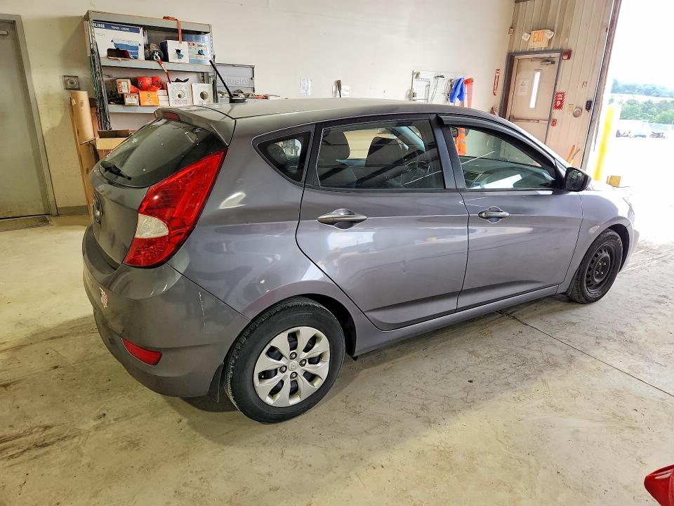 2015 Hyundai Accent VIN KMHCT5AE5FU212384 COPART salvage auction — FRONT END, WV - NON PUBLIC CLEAN TITLE, sold $625 on 2026-07-24 (photo 3)
