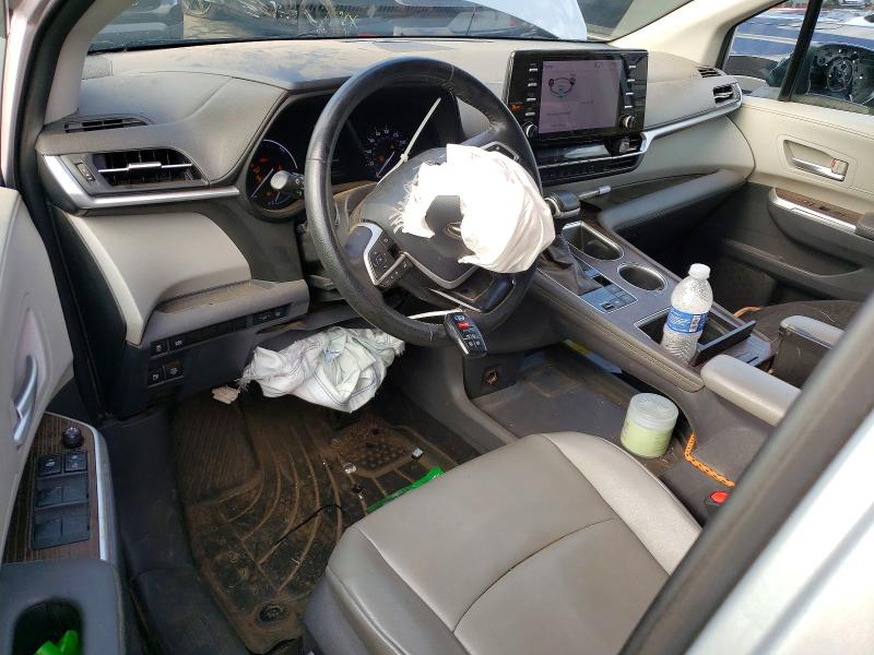 2021 Toyota Sienna VIN 5TDYSKFC1MS020383 COPART salvage auction — FRONT END, CT - CERT OF TITLE-SALVAGE, sold $475 on 2026-07-24 (photo 8)