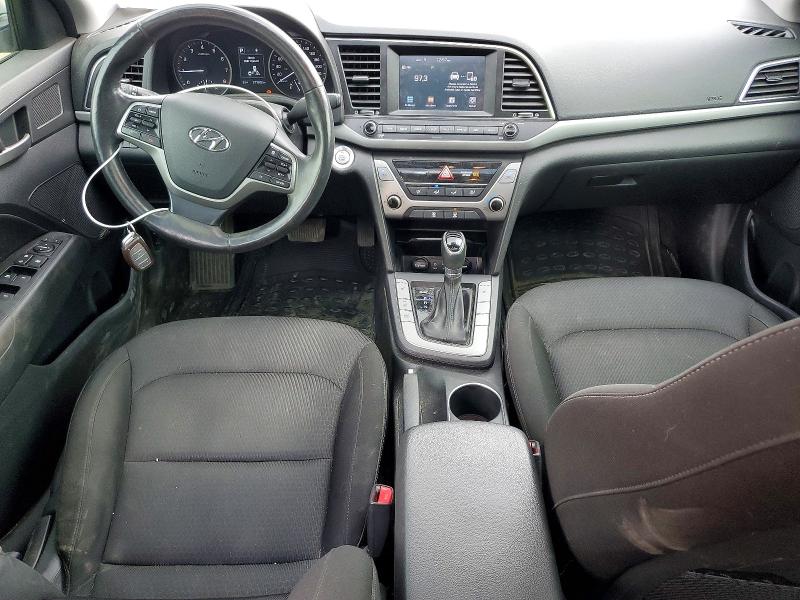 2018 Hyundai Elantra VIN KMHD84LF4JU697342 COPART salvage auction — REAR END, ON - PERMIT SALVAGE, sold $125 on 2026-07-23 (photo 8)