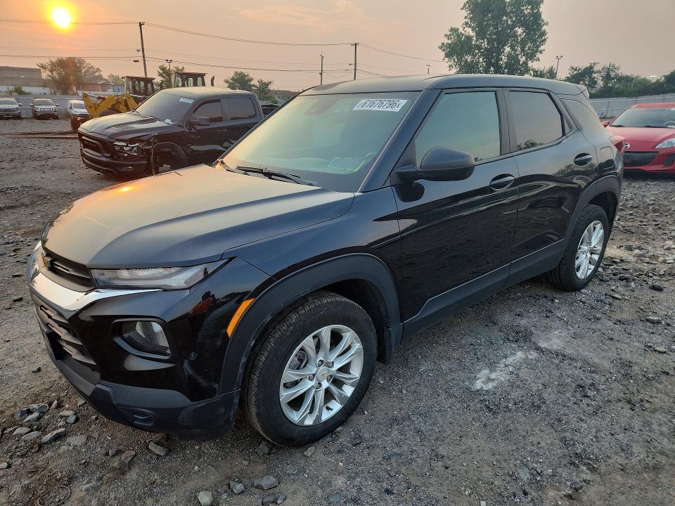2021 Chevrolet Trailblazer VIN KL79MMS20MB179004 COPART salvage auction — FRONT END, Ny - Certificate Of Title, sold $3,100 on 2026-07-28 (photo 1)