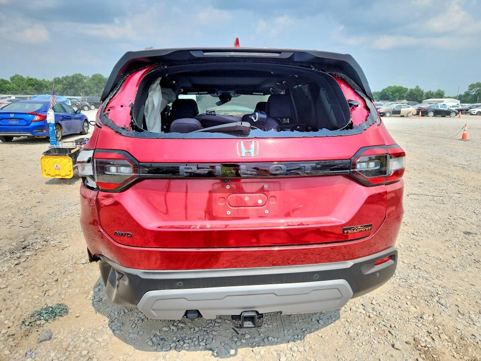 2025 Honda Pilot VIN 5FNYG1H69SB124625 COPART salvage auction — FRONT END, Oh - Cert Of Title-Salvage, sold $7,900 on 2026-09-01 (photo 6)