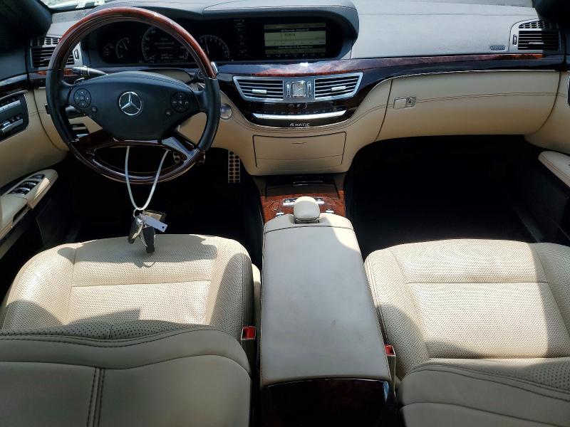 2012 Mercedes-benz S-klasse VIN WDDNG9EB1CA469344 COPART salvage auction — FRONT END, Oh - Cert Of Title-Salvage, sold $3,450 on 2026-08-13 (photo 8)