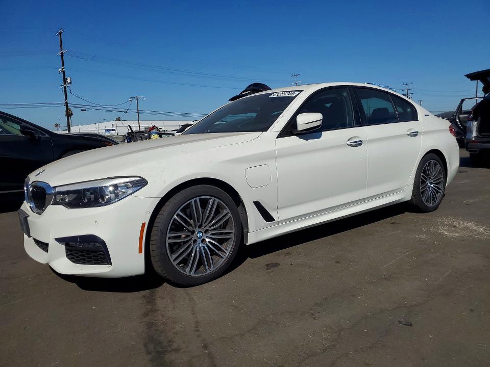 2018 BMW 5er VIN WBAJA9C50JB252749 COPART salvage auction — FRONT END, Ca - Salvage Certificate, sold $9,500 on 2026-08-03 (photo 1)