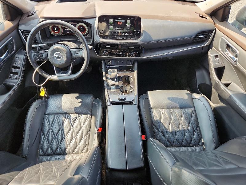 2021 Nissan Rogue VIN JN8AT3DD3MW318311 COPART salvage auction — FRONT END, On - Permit No Brand - Unfit, sold $5,300 on 2026-07-30 (photo 8)
