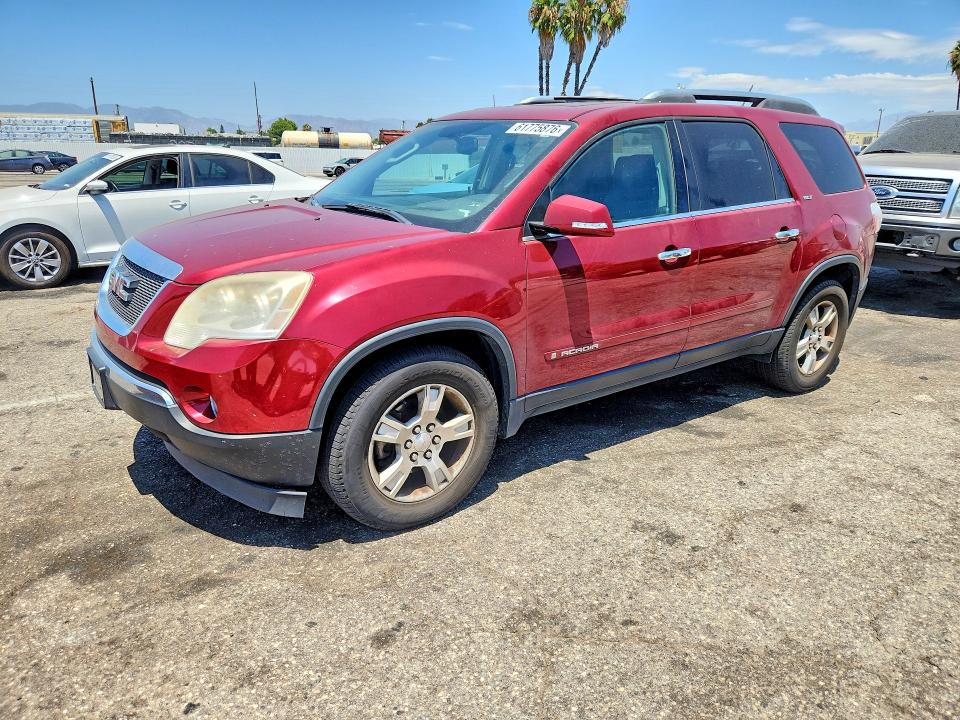 2007 Gmc Acadia VIN 1GKEV33767J169692 COPART salvage auction — MINOR DENT/SCRATCHES, CA - DIS/DLR/EXP ONLY CLEAN TITLE, sold $225 on 2026-07-29 (photo 1)