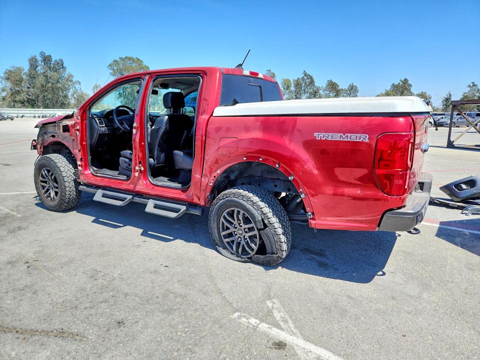 2021 Ford Ranger VIN 1FTER4FH7MLE05681 COPART salvage auction — FRONT END, CA - SALVAGE CERTIFICATE, sold $12,500 on 2026-08-25 (photo 2)