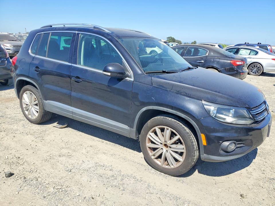 2015 Volkswagen Tiguan VIN WVGBV7AXXFW504555 COPART salvage auction — MINOR DENT/SCRATCHES, Ca - Dis/Dlr/Exp Only Clean Title, sold $1,350 on 2026-07-16 (photo 4)