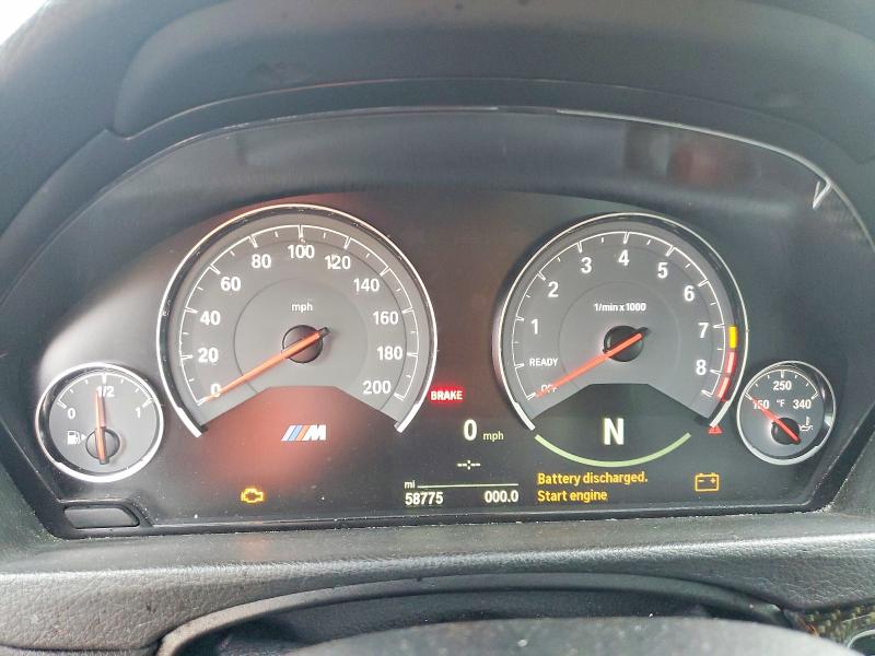 2015 BMW M4 VIN WBS3R9C57FK333042 COPART salvage auction — MECHANICAL, Va - Cert Of Title - Salvage, sold $10,400 on 2026-07-24 (photo 9)