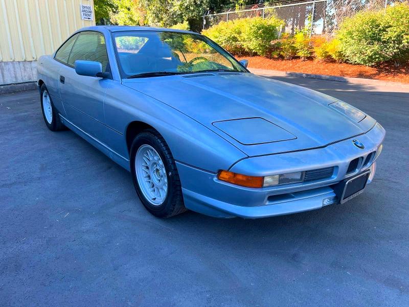 1991 BMW 850 VIN WBAEG2310MCB72468 COPART salvage auction — MECHANICAL, Ca - Certificate Of Title (P), sold $9,600 on 2026-08-03 (photo 1)