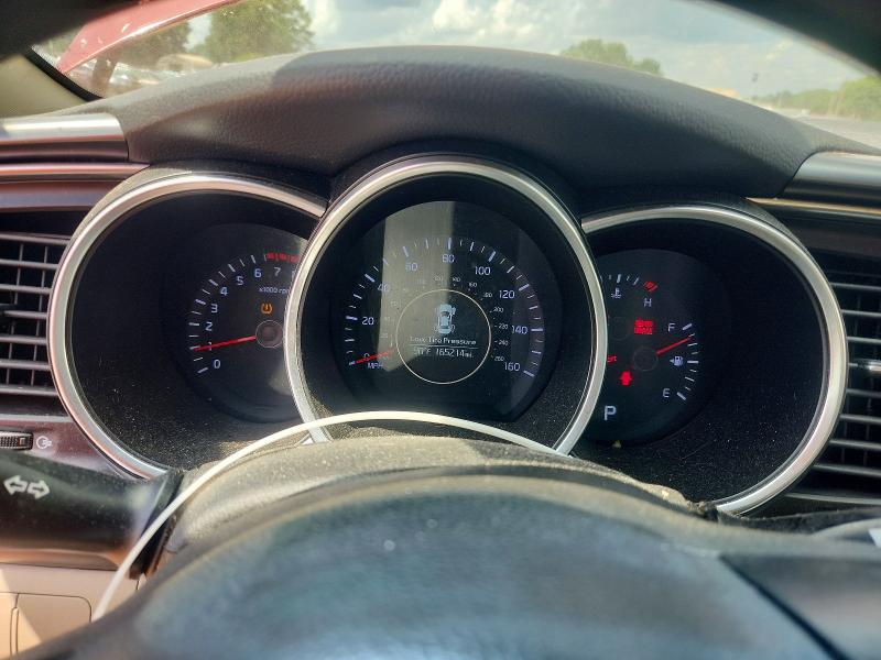 2014 Kia Optima VIN 5XXGM4A72EG288759 COPART salvage auction — FRONT END, Al - Certificate Of Title, sold $450 on 2026-07-29 (photo 9)