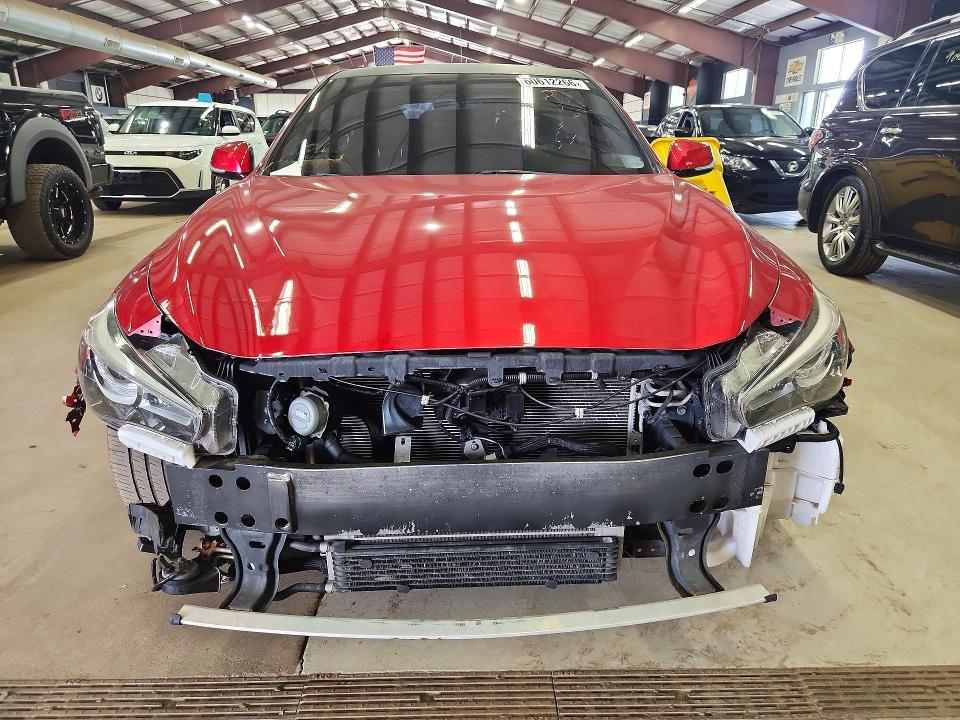 2017 Infiniti Q50 VIN JN1FV7AR0HM871909 COPART salvage auction — FRONT END, Wv - Certificate Of Title (P), sold $6,000 on 2026-07-24 (photo 5)