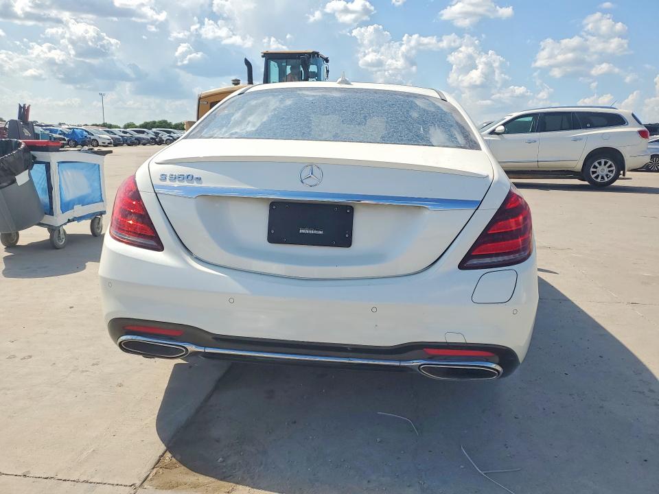2019 Mercedes-benz S-klasse VIN WDDUG7DB3KA476831 COPART salvage auction — MINOR DENT/SCRATCHES, Tx - Cert Of Title-Manufacturer Buy (P), sold $25,500 on 2026-07-27 (photo 6)