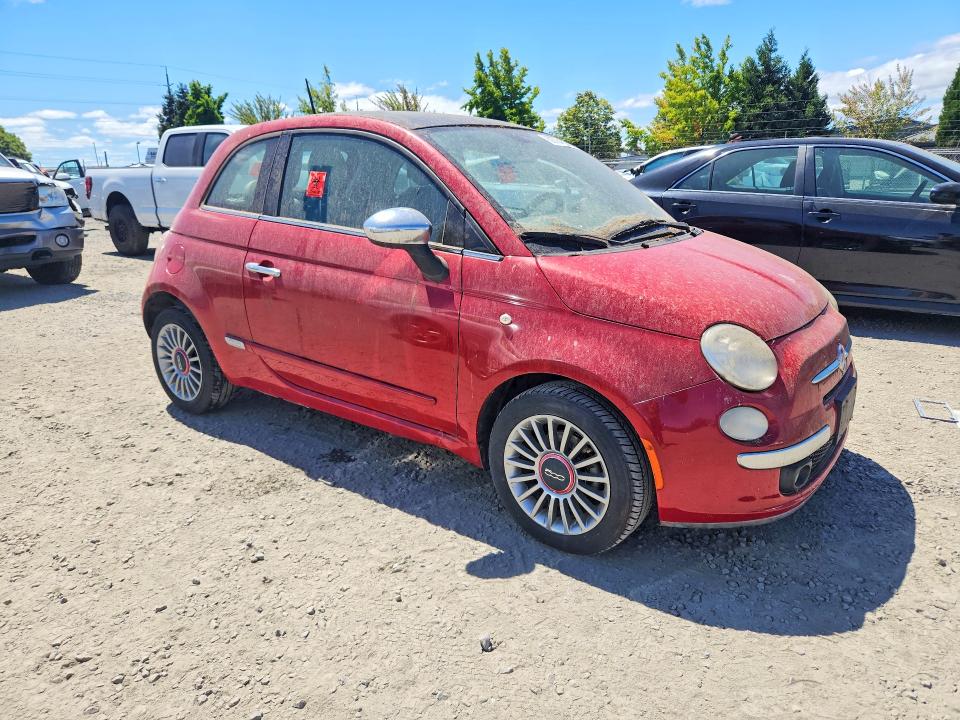 2012 Fiat 500 VIN 3C3CFFCR1CT117946 COPART salvage auction — SIDE, Co - Certificate Of Title, sold $200 on 2026-08-04 (photo 4)