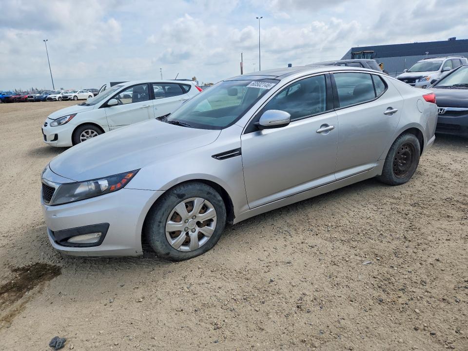 2011 Kia Optima VIN KNAGM4A77B5206781 COPART salvage auction — FRONT END, AB - BOS - SALVAGE, sold $475 on 2026-07-30 (photo 1)