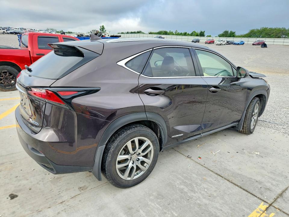 2015 Lexus Nx VIN JTJBJRBZ8F2008718 COPART salvage auction — FRONT END, Ky - Cert Of Title-Salvage, sold $3,050 on 2026-07-23 (photo 3)