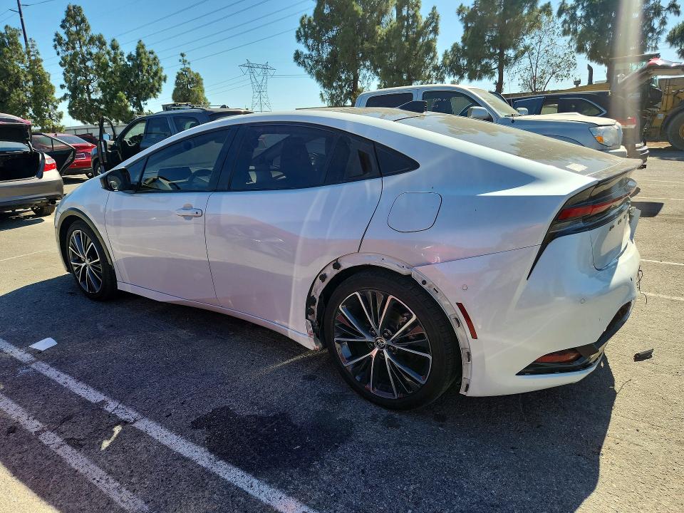 2023 Toyota Prius VIN JTDADABU8P3000528 COPART salvage auction — REAR END, CA - SALVAGE CERTIFICATE, sold $150 on 2026-07-21 (photo 2)