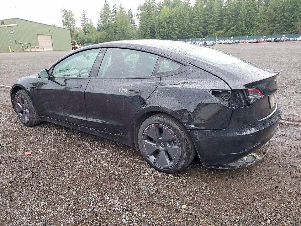 2022 Tesla Model 3 VIN 5YJ3E1EA2NF287999 COPART salvage auction — REAR END, Wa - Vehicle Cert Of Ownership-Titl, sold $125 on 2026-07-27 (photo 2)