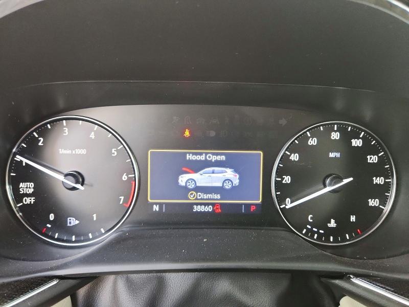 2023 Buick Envision VIN LRBAZLR44PD075366 COPART salvage auction — HAIL, Mo - Salvage Certificate Of Title, sold $11,300 on 2026-08-24 (photo 9)