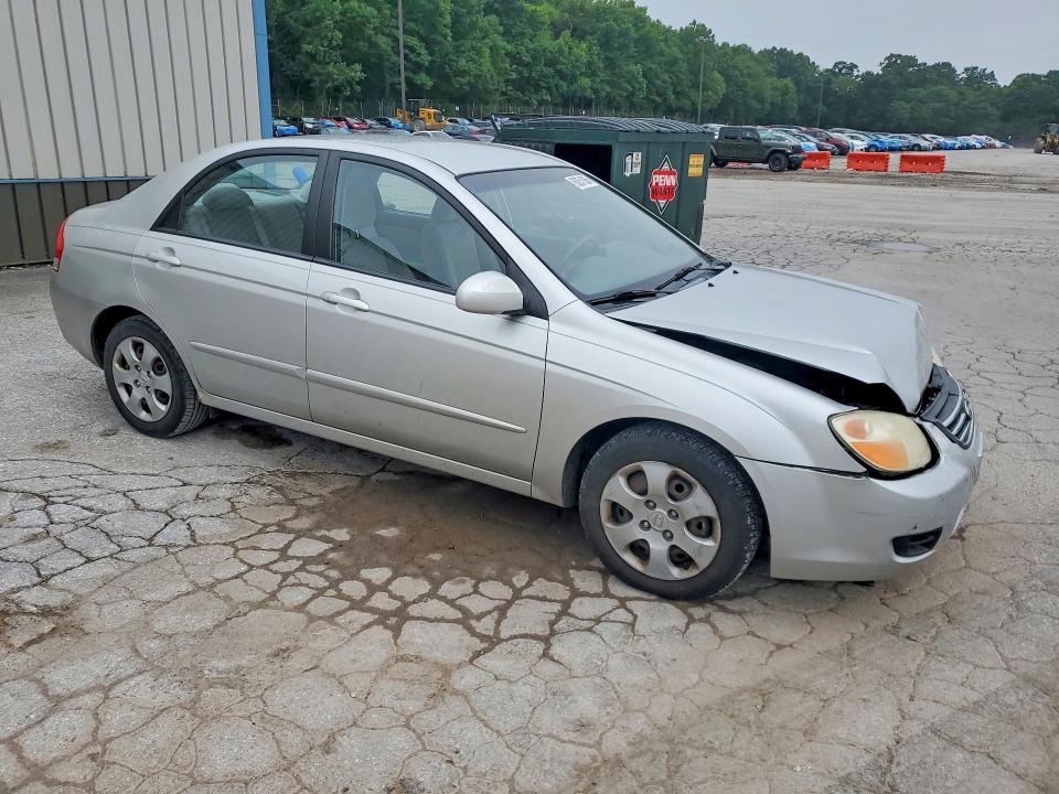 2008 Kia Spectra VIN KNAFE121485547033 COPART salvage auction — FRONT END, PA - CERTIFICATE OF SALVAGE, sold $150 on 2026-07-23 (photo 4)