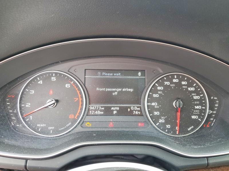 2018 Audi Q5 VIN WA1BNAFY5J2083289 COPART salvage auction — FRONT END, Ca - Salvage Certificate, sold $6,400 on 2026-07-13 (photo 9)