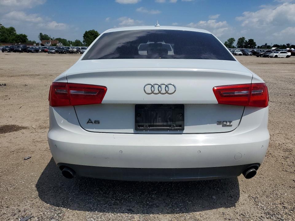 2012 Audi A6 VIN WAUHGCFC1CN121593 COPART salvage auction — FRONT END, On - Permit No Brand - Unfit, sold $1,100 on 2026-07-28 (photo 6)