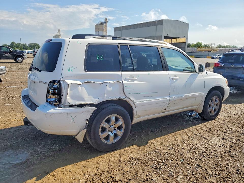 2006 Toyota Highlander VIN JTEEP21AX60143871 COPART salvage auction — REAR END, Mo - Salvage Certificate Of Title, sold $550 on 2026-07-30 (photo 3)