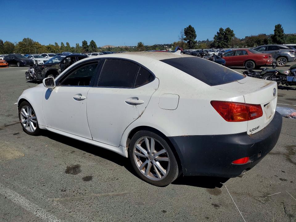 2007 Lexus Is 250 VIN JTHBK262272030993 COPART salvage auction — MECHANICAL, CA - DIS/DLR/EXP ONLY CLEAN TITLE, sold $175 on 2026-07-24 (photo 2)